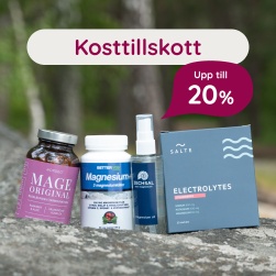 Kosttillskott  upp till 20 %